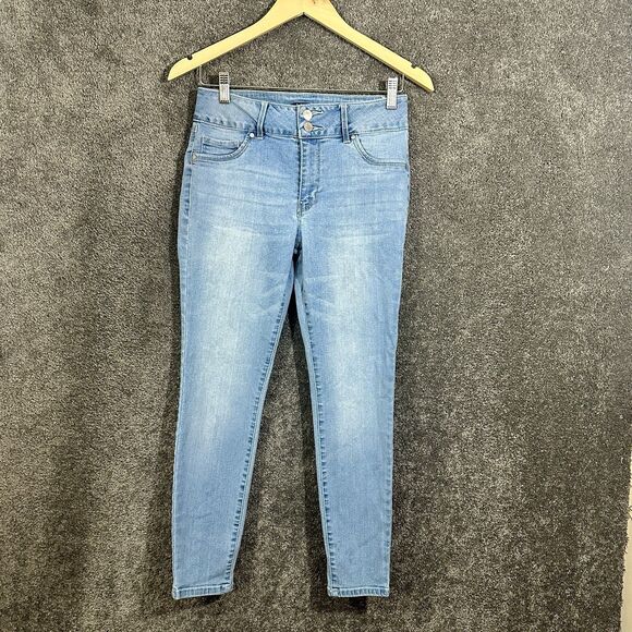 D. Jeans Denim - D. Jeans Women’s Skinny Jeans Blue Mid Rise Stretch Casual Light Wash Denim 6